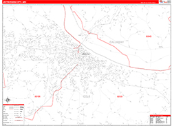 Red Line Map Example